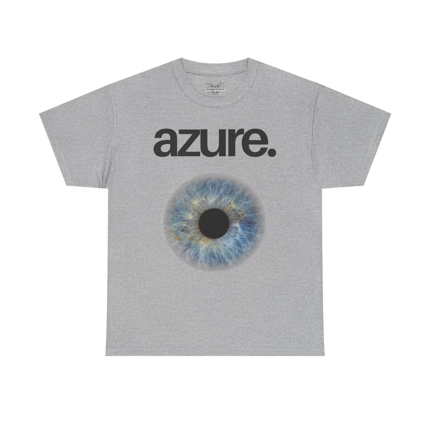 Azure Eye Unisex Heavy Cotton Tee - Unique Graphic T-Shirt for Casual Style