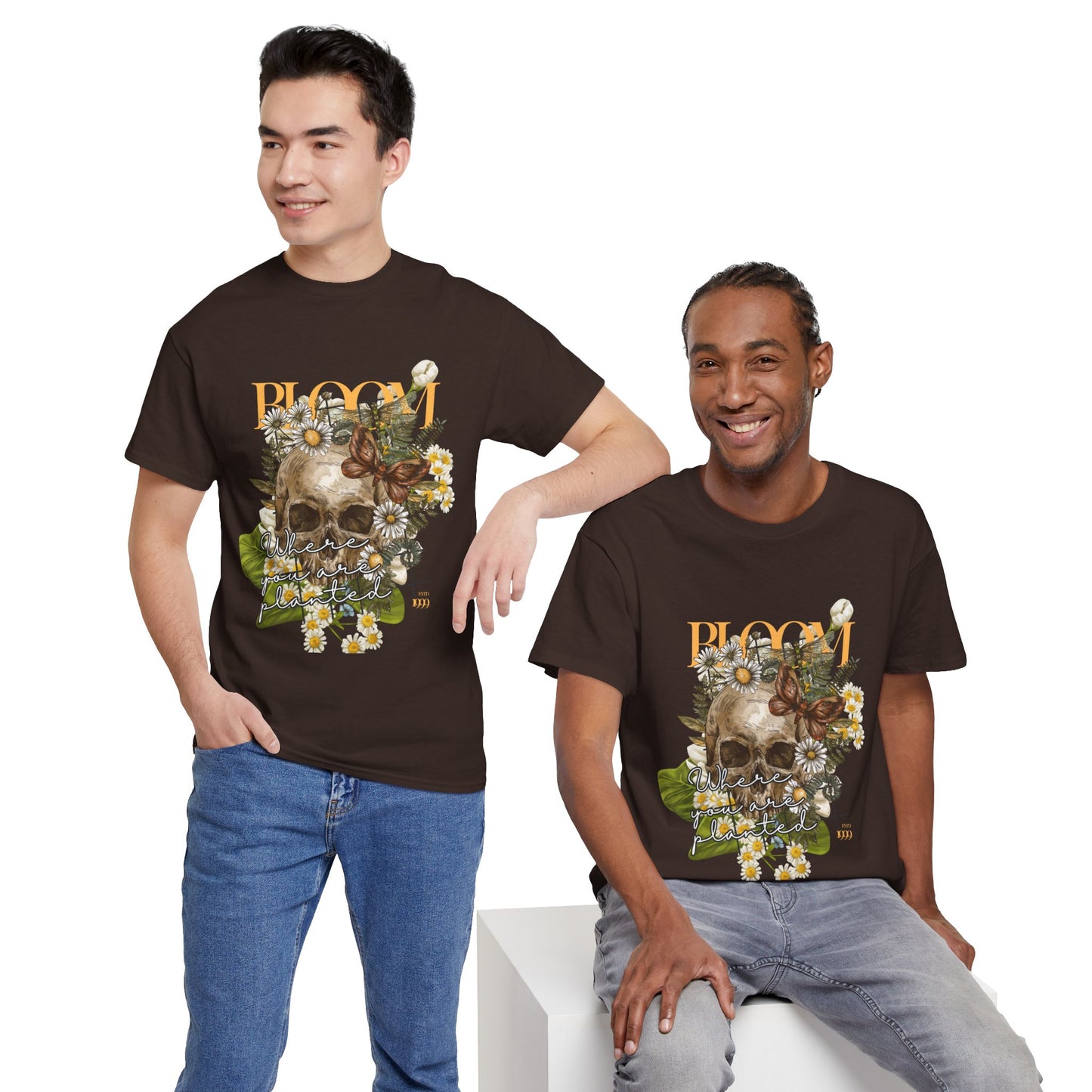 Floral Skull Tee