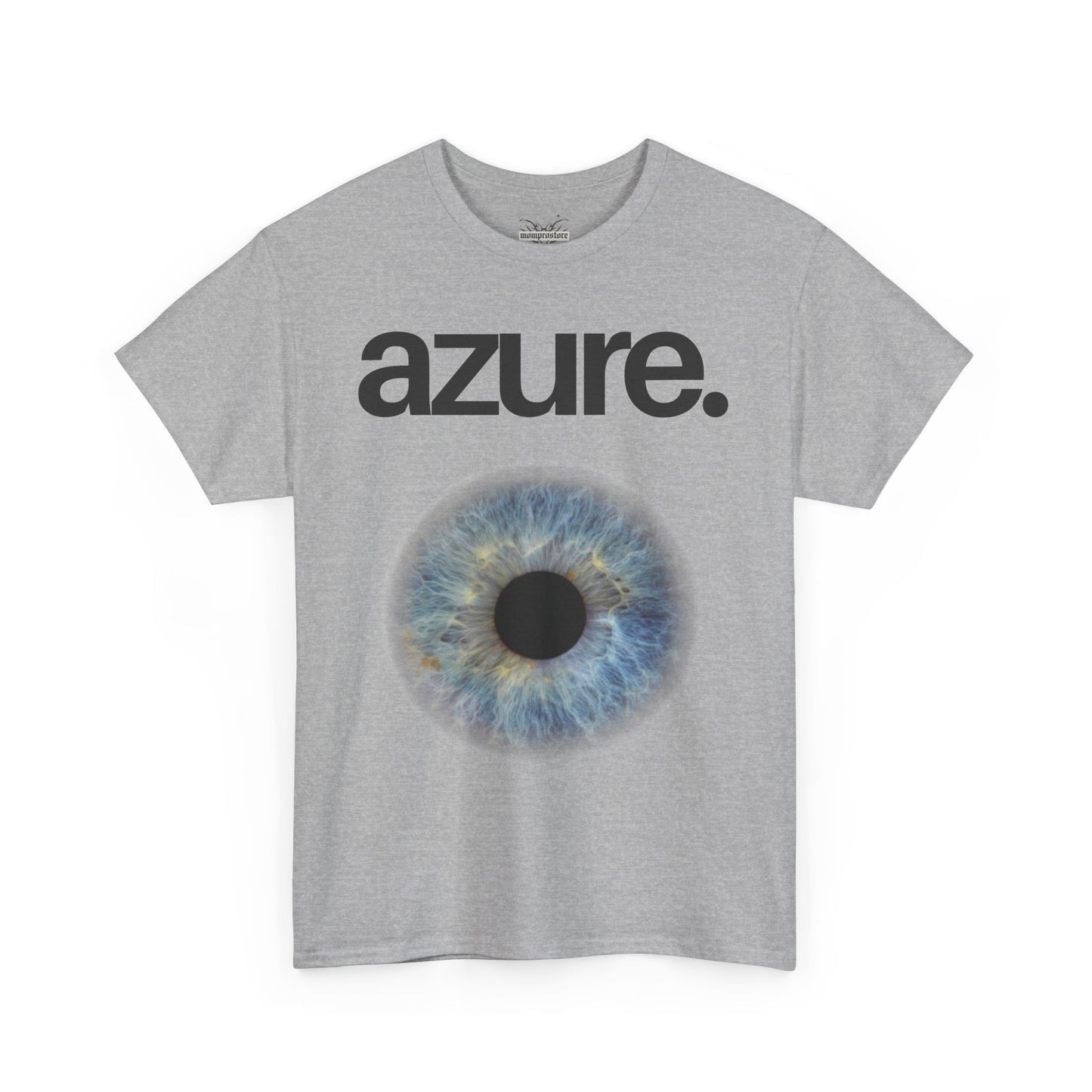 Azure Eye Unisex Heavy Cotton Tee - Unique Graphic T-Shirt for Casual Style