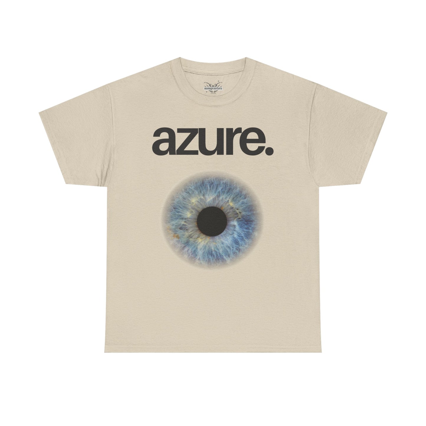 Azure Eye Unisex Heavy Cotton Tee - Unique Graphic T-Shirt for Casual Style