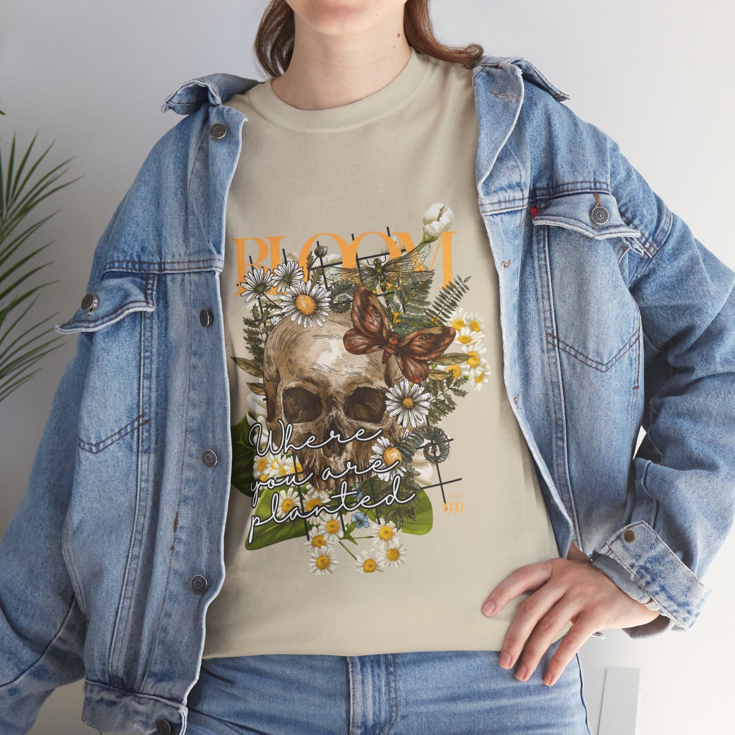 Floral Skull Tee