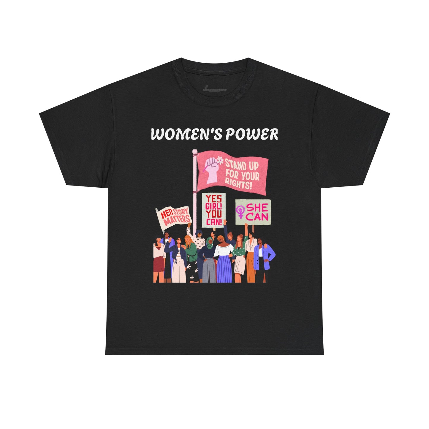 Women's Empowerment Unisex Heavy Cotton Tee - Stand Up for Your Rights