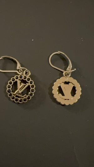 Handmade silver plated beads Bracelet & EARRINGS with designer zipper pull charm