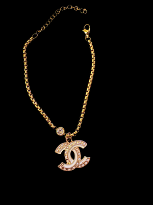 Handmade stampted designer zipper pull Bracelet
