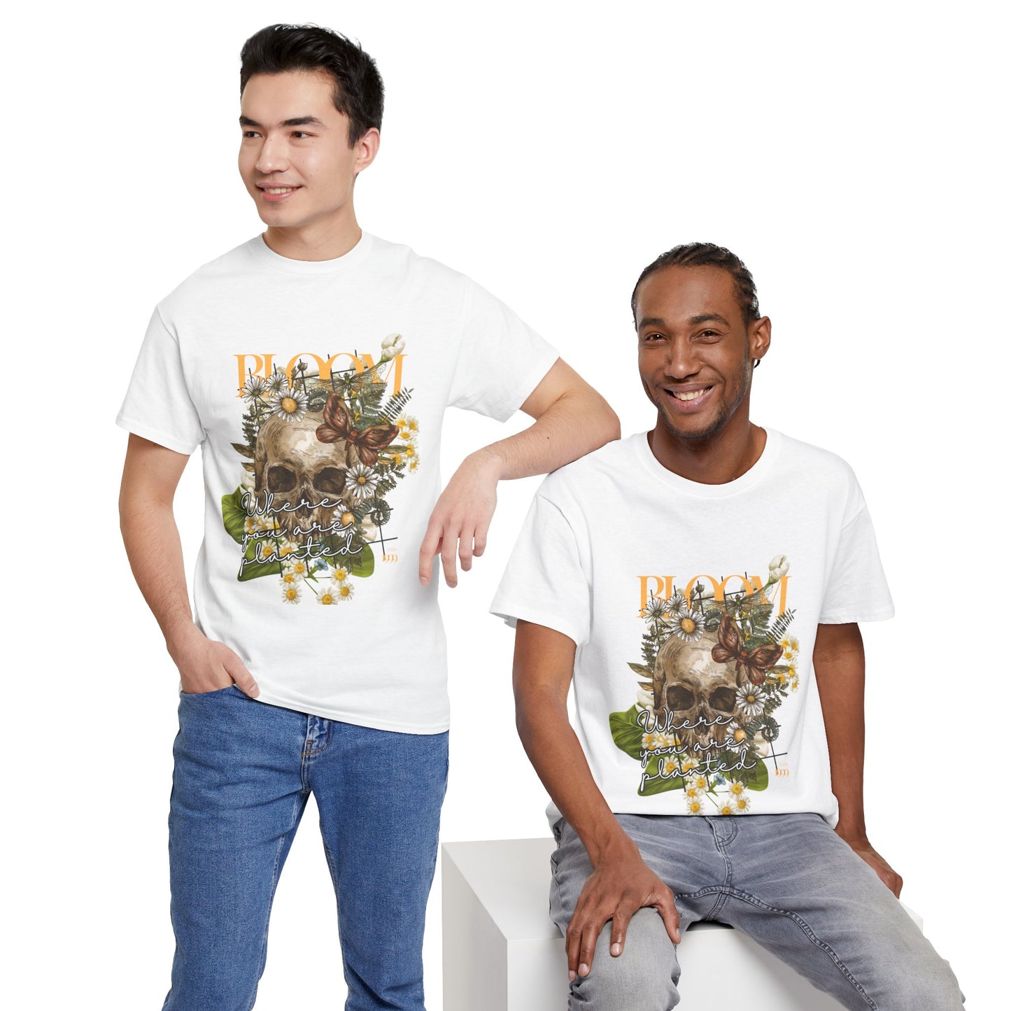 Floral Skull Tee