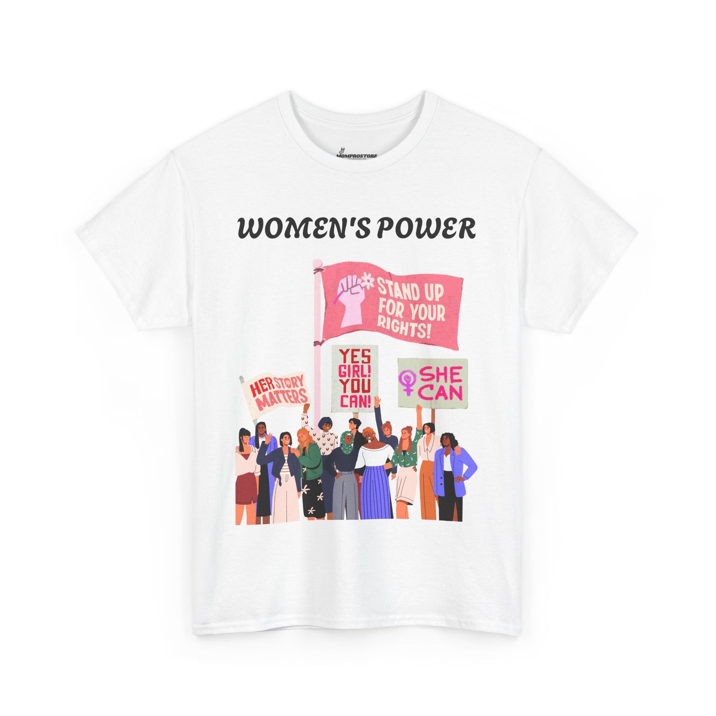Women's Empowerment Unisex Heavy Cotton Tee - Stand Up for Your Rights
