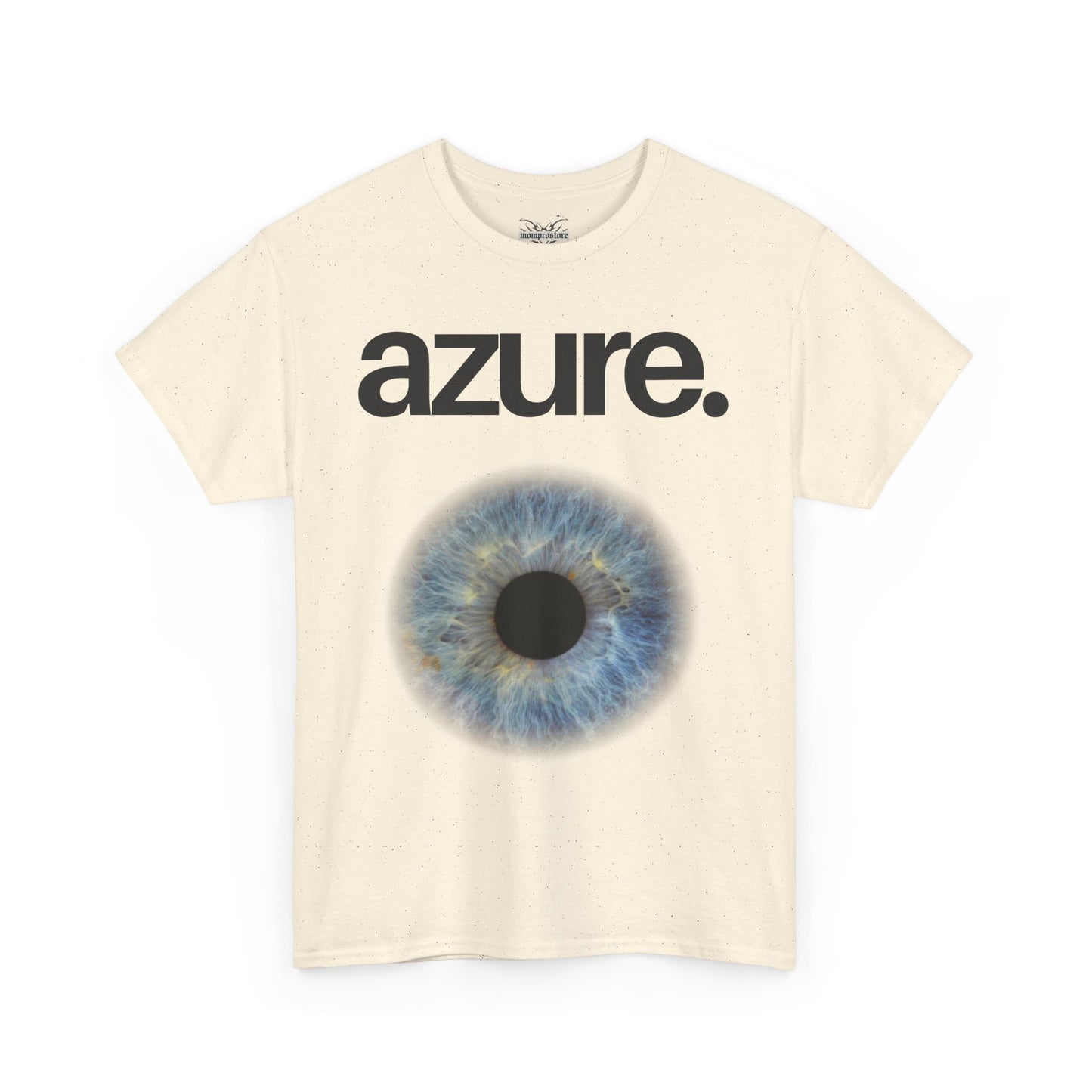 Azure Eye Unisex Heavy Cotton Tee - Unique Graphic T-Shirt for Casual Style