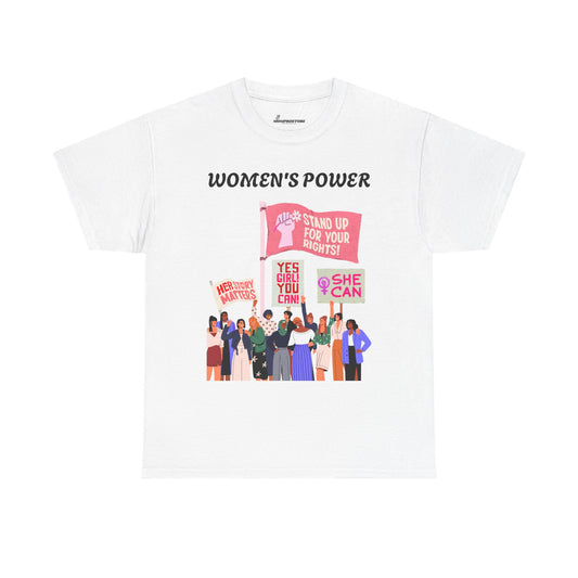 Women's Empowerment Unisex Heavy Cotton Tee - Stand Up for Your Rights