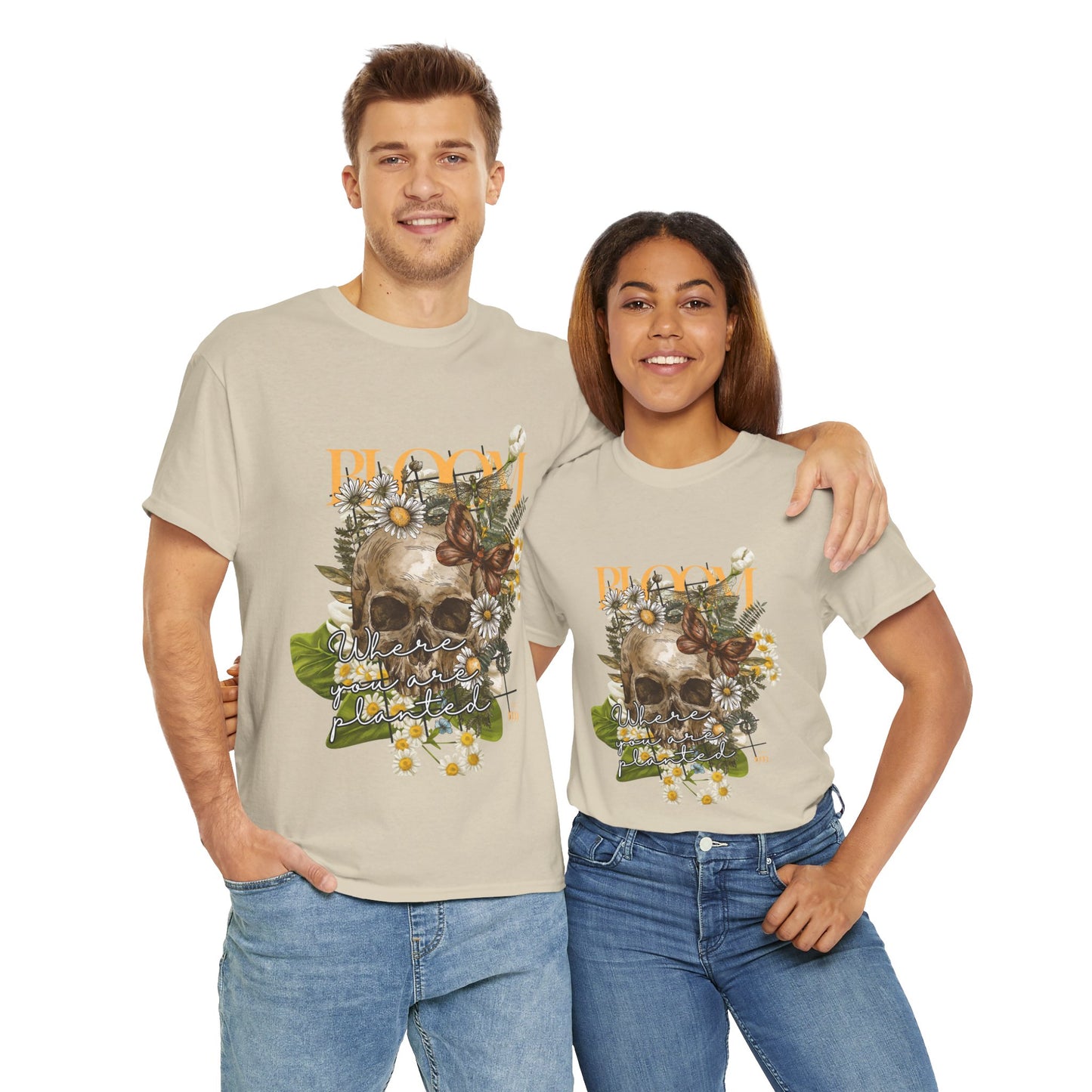 Floral Skull Tee