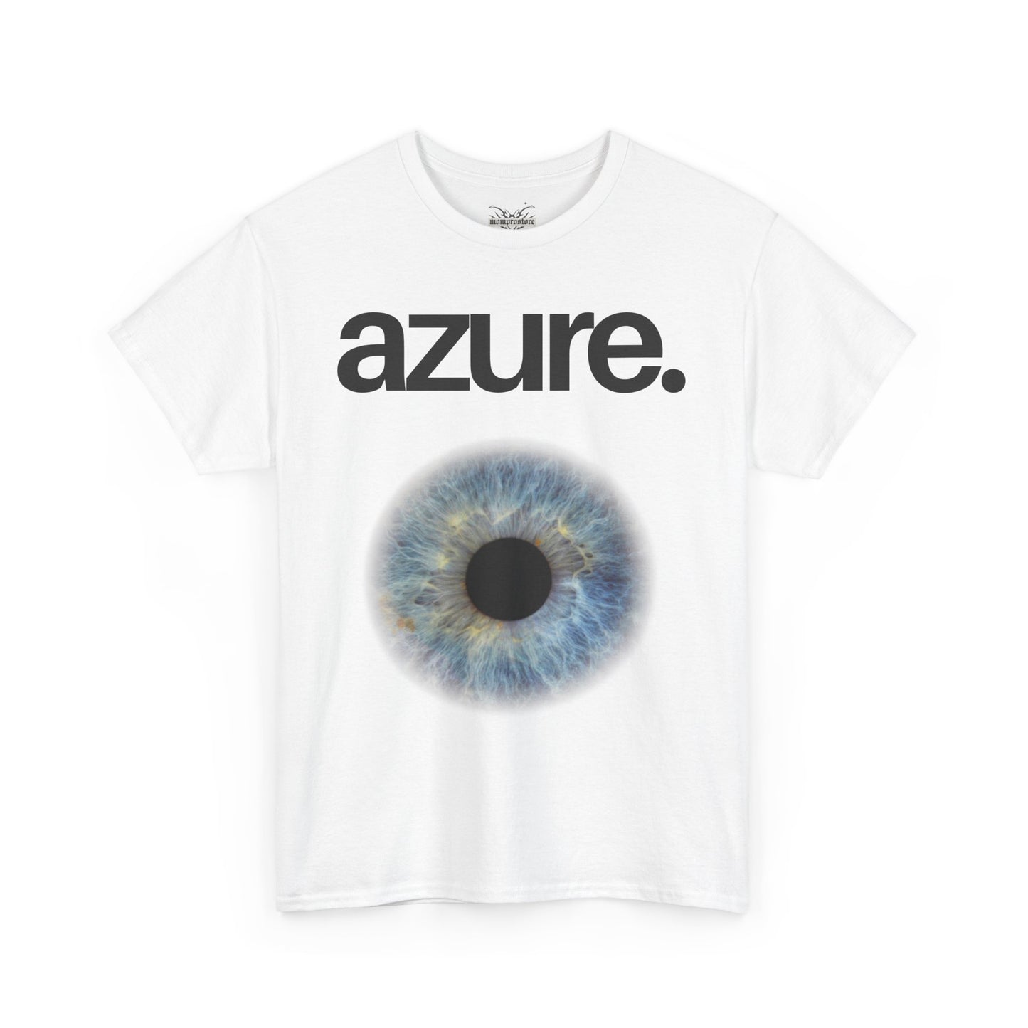 Azure Eye Unisex Heavy Cotton Tee - Unique Graphic T-Shirt for Casual Style