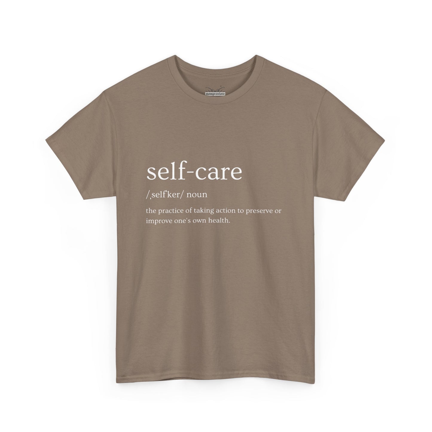 Self-Care Unisex Heavy Cotton Tee - Comfort & Wellness Shirt