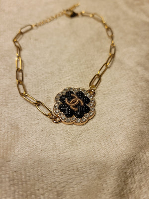 Handmade Stainless Steel Bracelet โ Elegant Zipper Pull