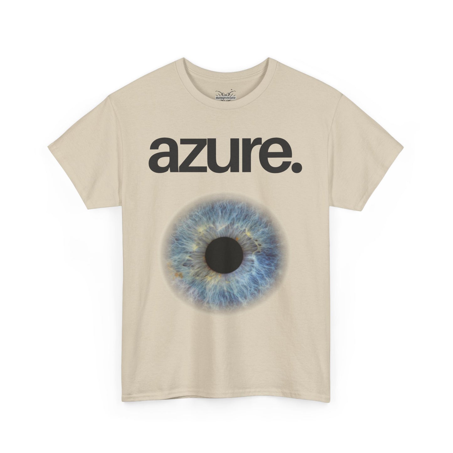 Azure Eye Unisex Heavy Cotton Tee - Unique Graphic T-Shirt for Casual Style