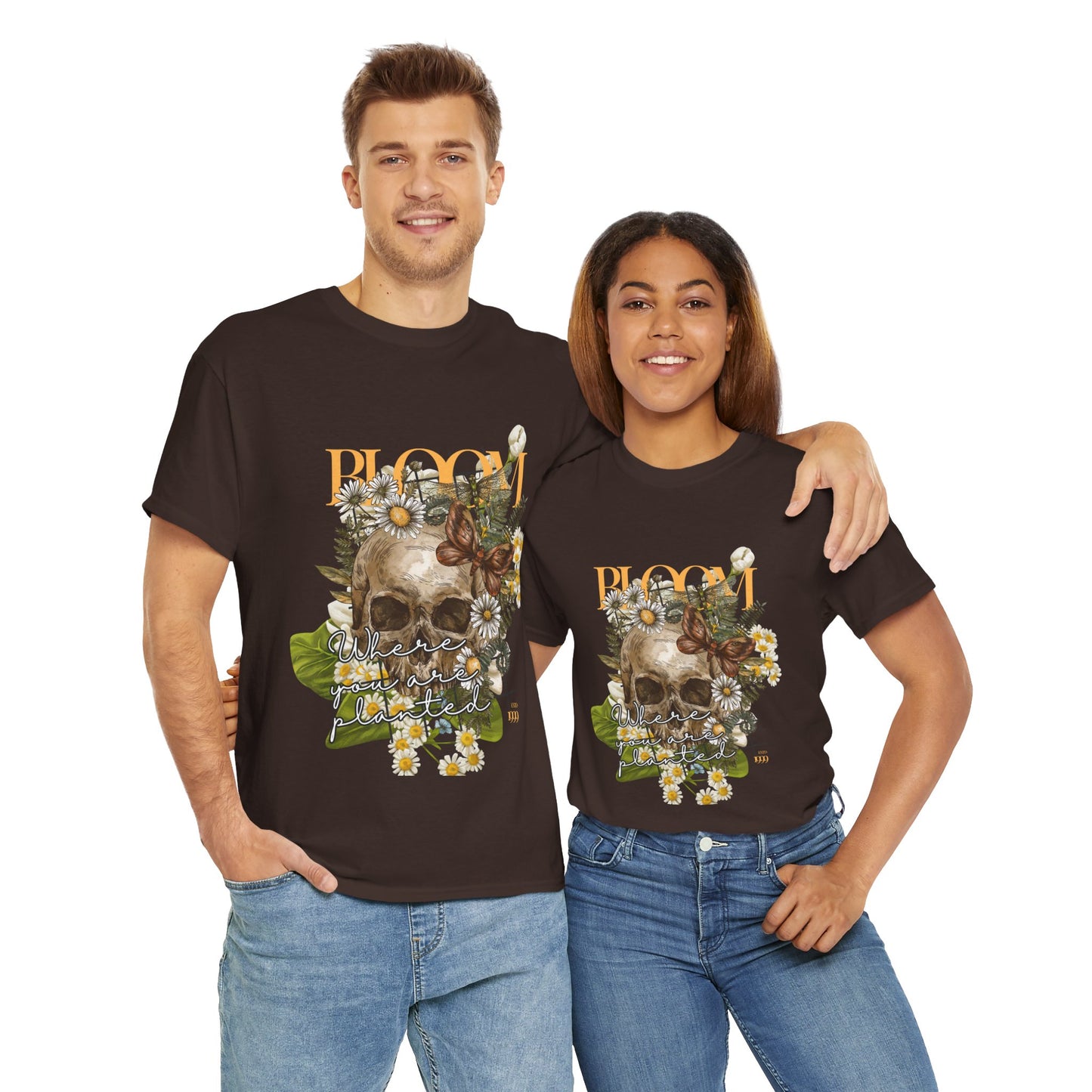 Floral Skull Tee