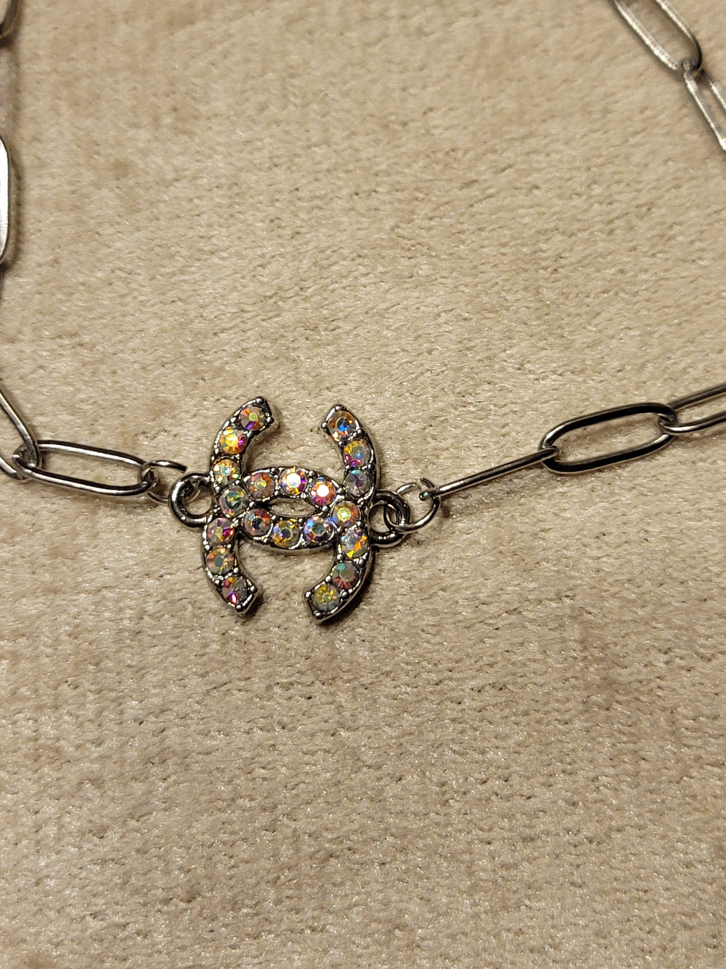 Silver Handmade Stainless Steel Bracelet – Elegant Zipper Pull