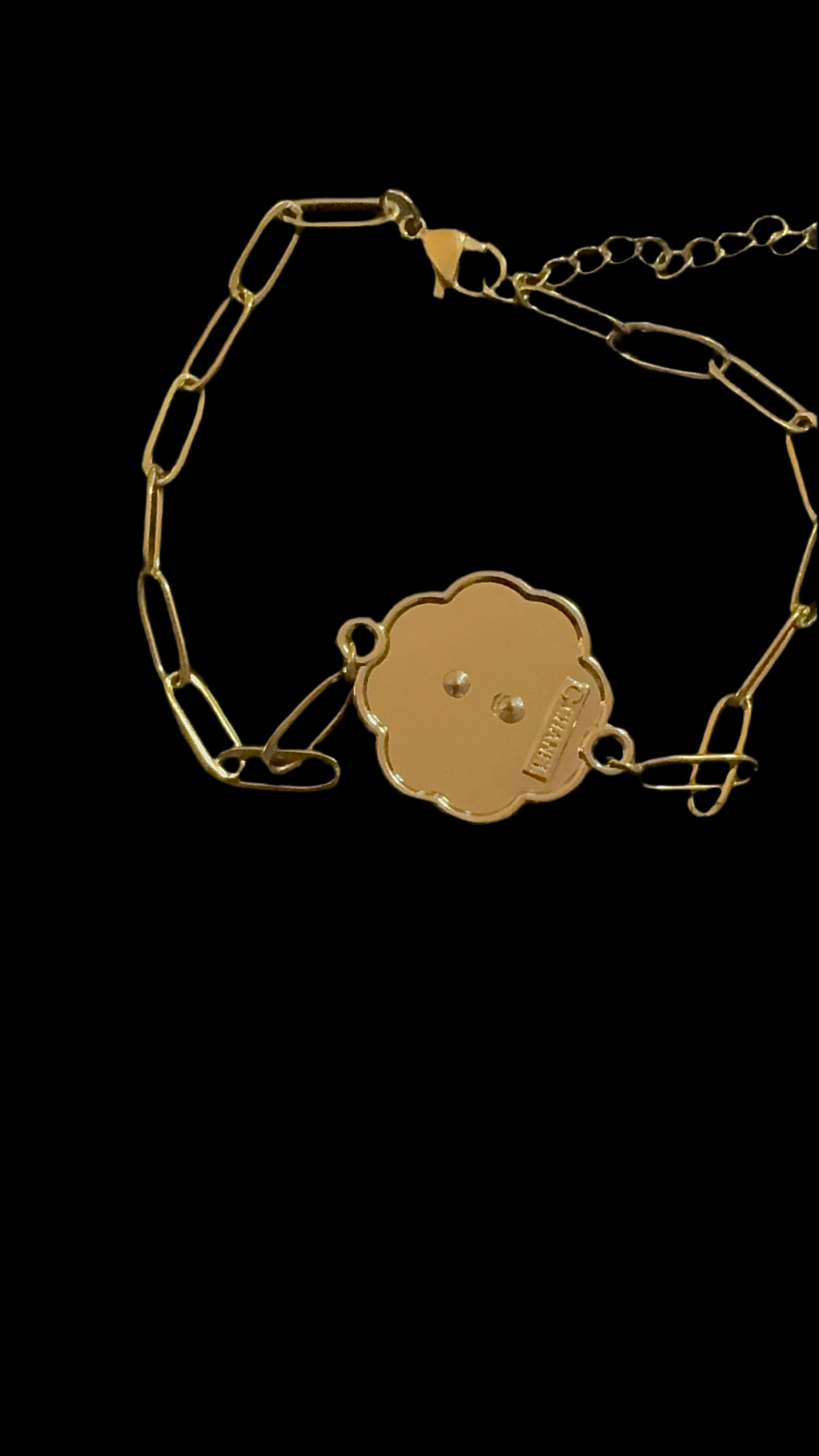 Custom Designer Charm Bracelet – 18K Gold Plated Stainless Steel