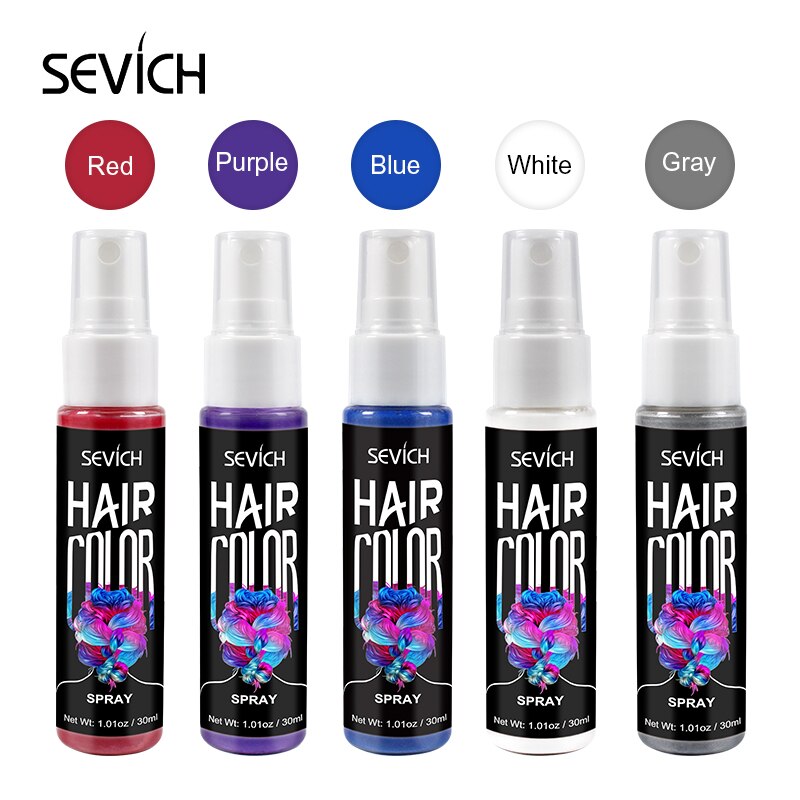 Temporary Hair Dye Spray (5 Colors, 30ml)