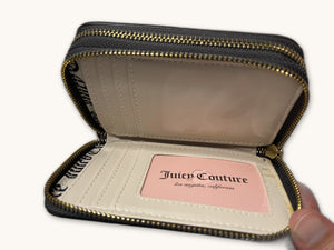 Black Zip-Around Wallet