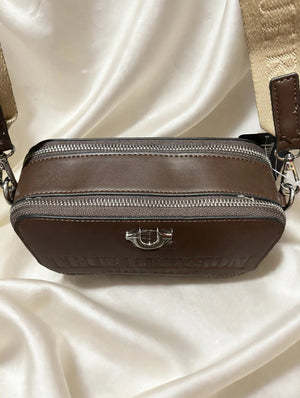 True Religion Brown Camera Crossbody Bag – NWT