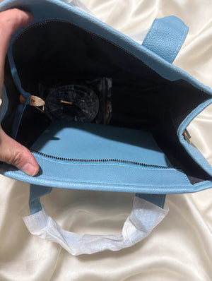 Blue THE TOTE BAG Mini Tote Bag