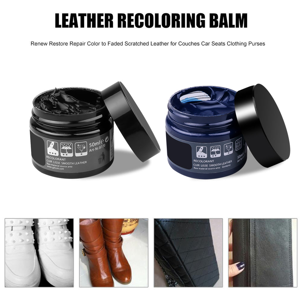 Leather Renewing Recoloring Balm for any leather