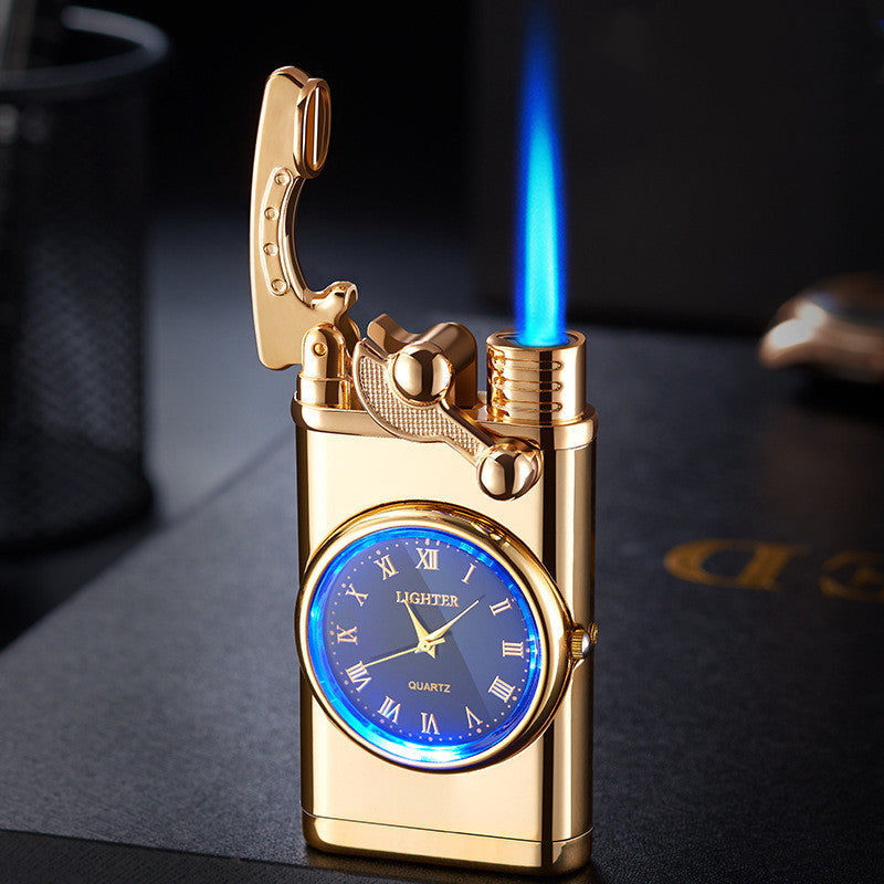 Lighter With Magical Electric Watch