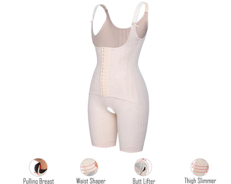 Full Body Shaper Seamless Thigh Corset & Tummy Control Slimming Bodysuit
