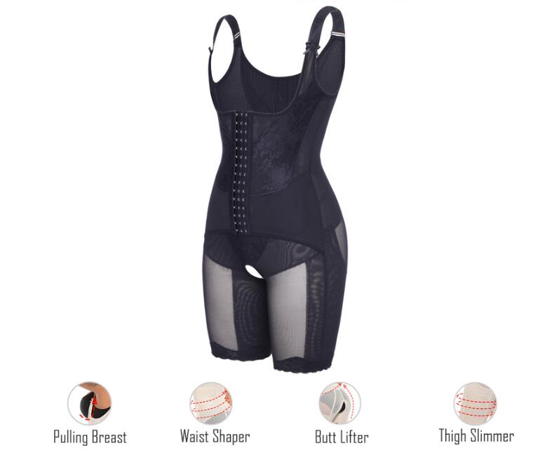 Full Body Shaper Seamless Thigh Corset & Tummy Control Slimming Bodysuit