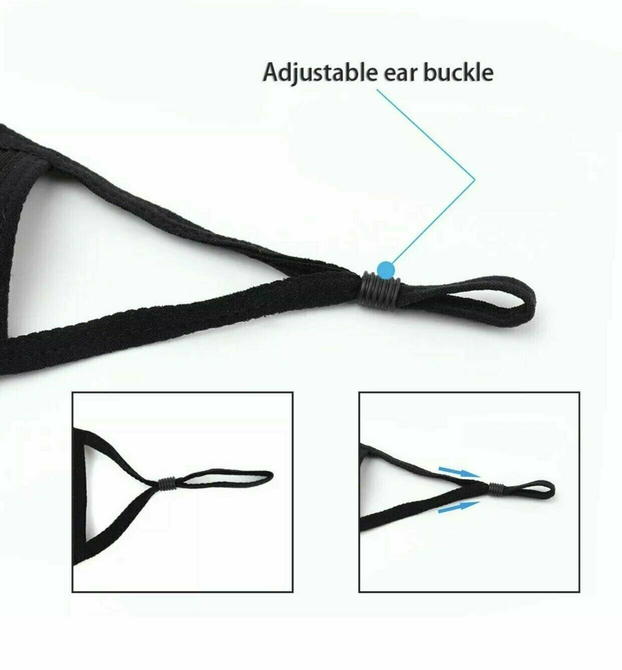 Rhinestone Bling Crystal Queen Face Mask Sparkly Reusable Washable