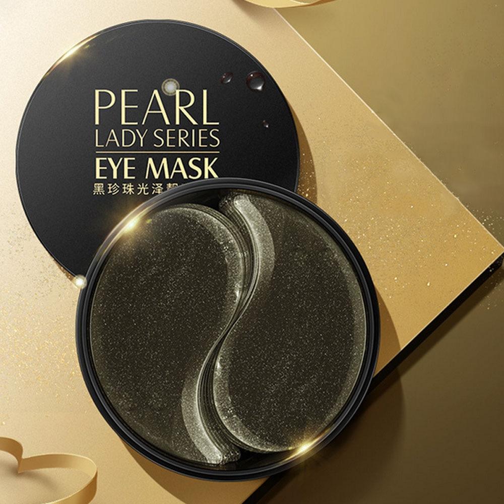 Black Gold Pearl Collagen Mask Natural Moisturizing Gel Eye bag 60 patches - MomProStore