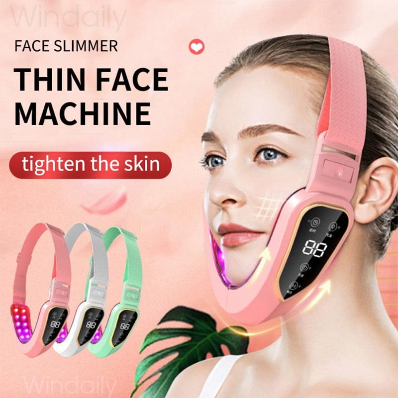 Facial Lifting Device LED Photon Therapy Double Chin V Face Shaped Cheek Lift