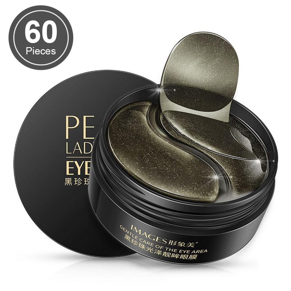 Black Gold Pearl Collagen Mask Natural Moisturizing Gel Eye bag 60 patches - MomProStore