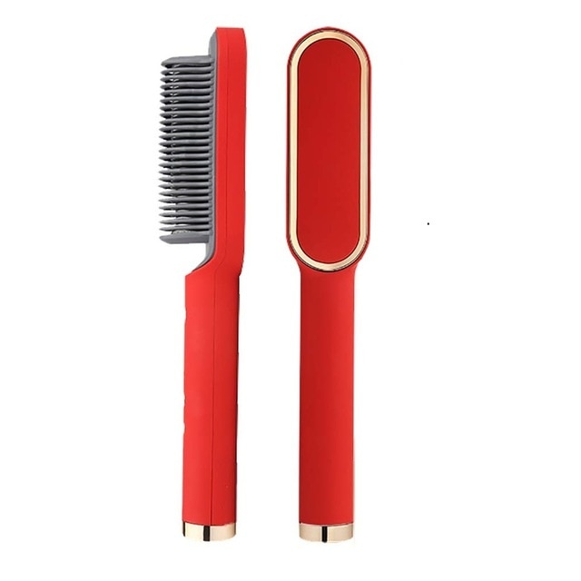 Professional Hair Straightener Tourmaline Ceramic Hair Curler Brush