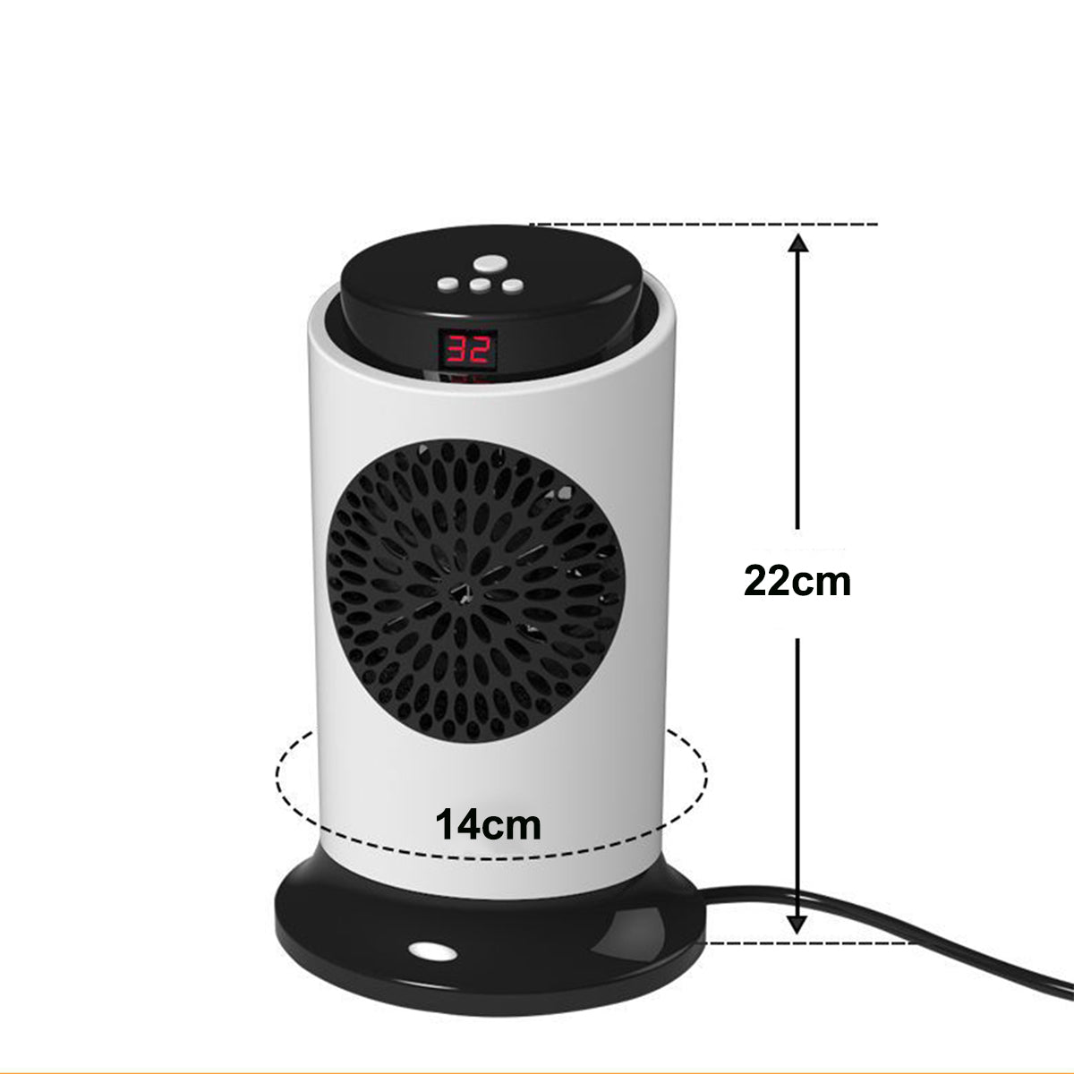 Portable Dual Use Ceramic Power Electric Heater & Fan - MomProStore