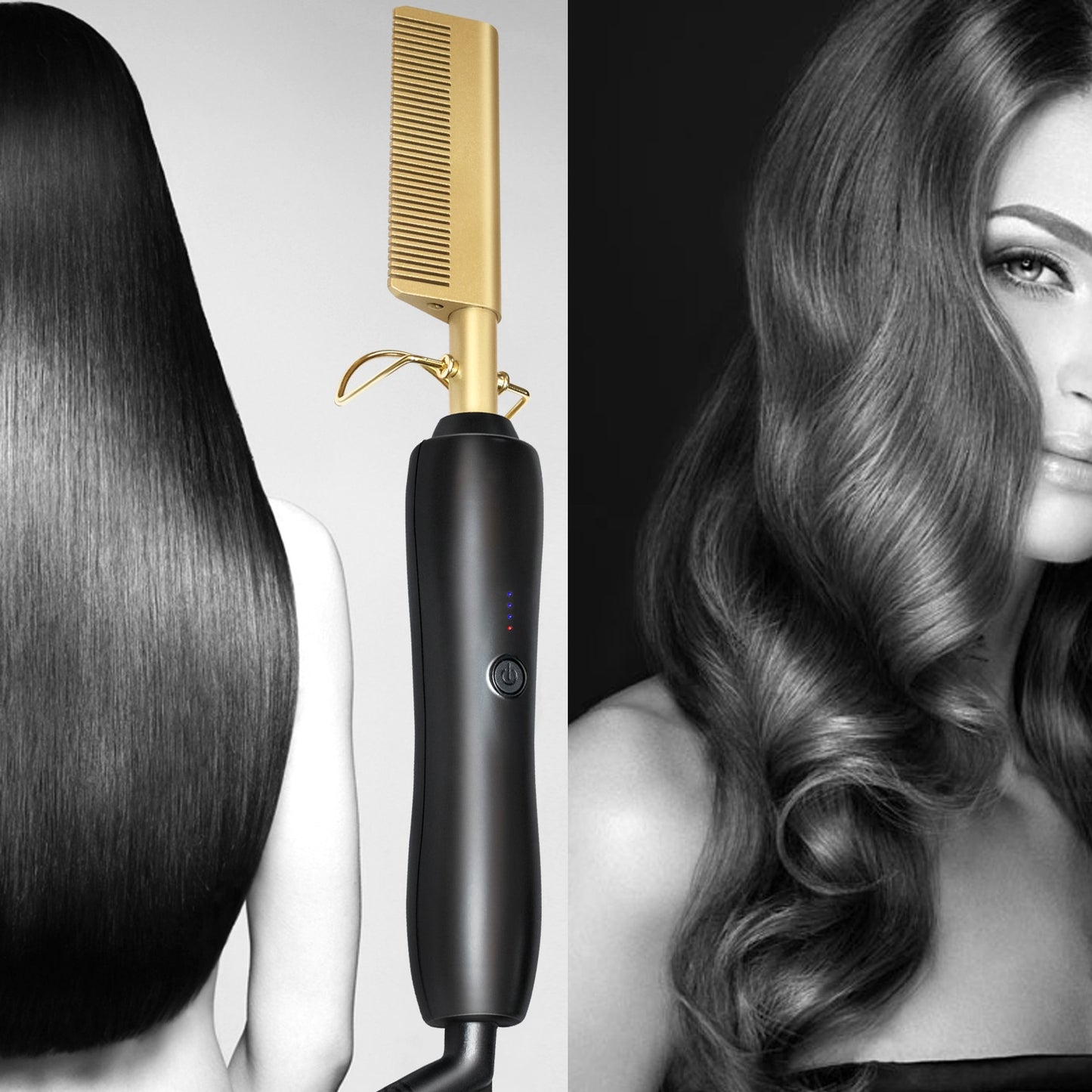 Electric Comb for Wet and Dry Hair