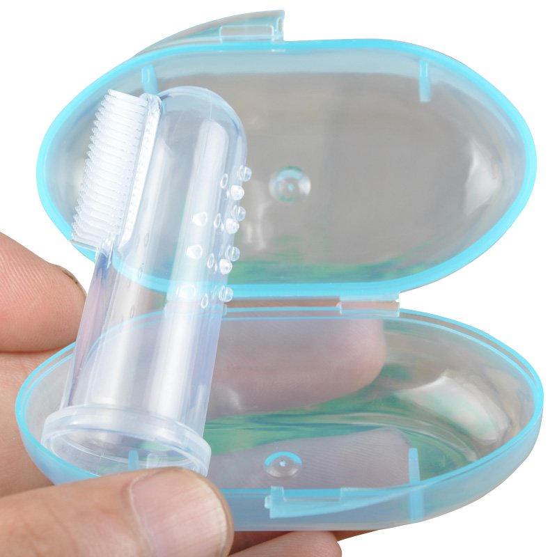 Cute Baby Finger Toothbrush With Box - MomProStore