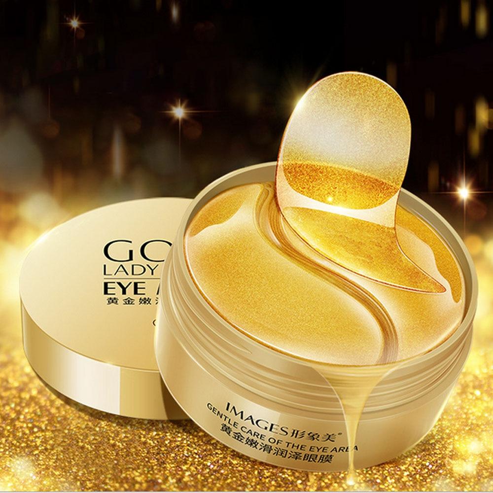 Black Gold Pearl Collagen Mask Natural Moisturizing Gel Eye bag 60 patches - MomProStore