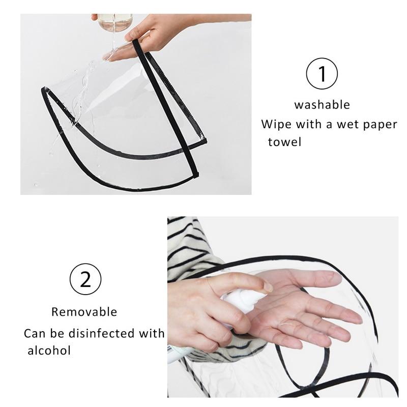 Transparent Anti Droplet Face shield only no hat - MomProStore