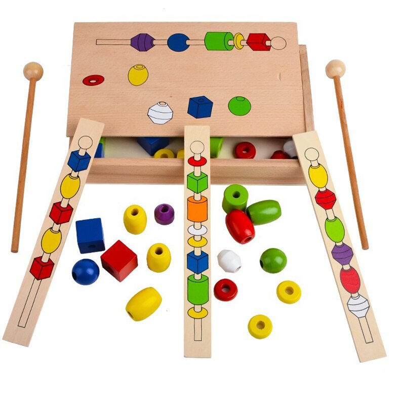 Montessori Wooden Educational Toys Stick Shape - MomProStore