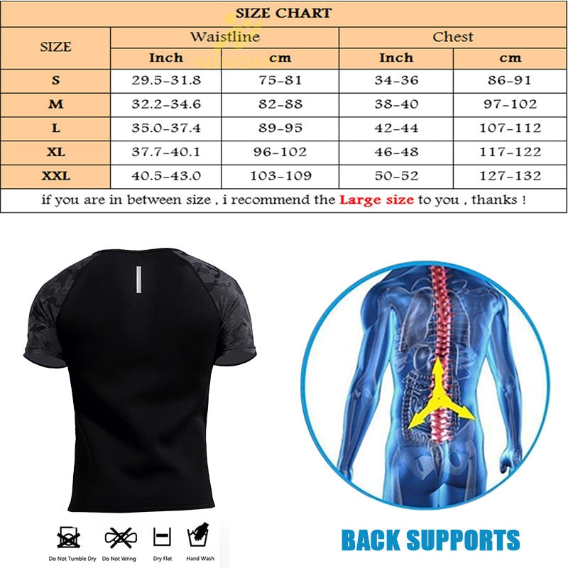 Neoprene Sauna Sport Shirt Body Shaper