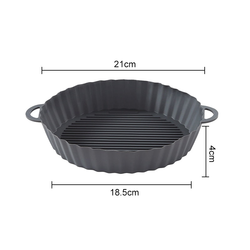 Reusable Air Fryer Silicone Baking Tray