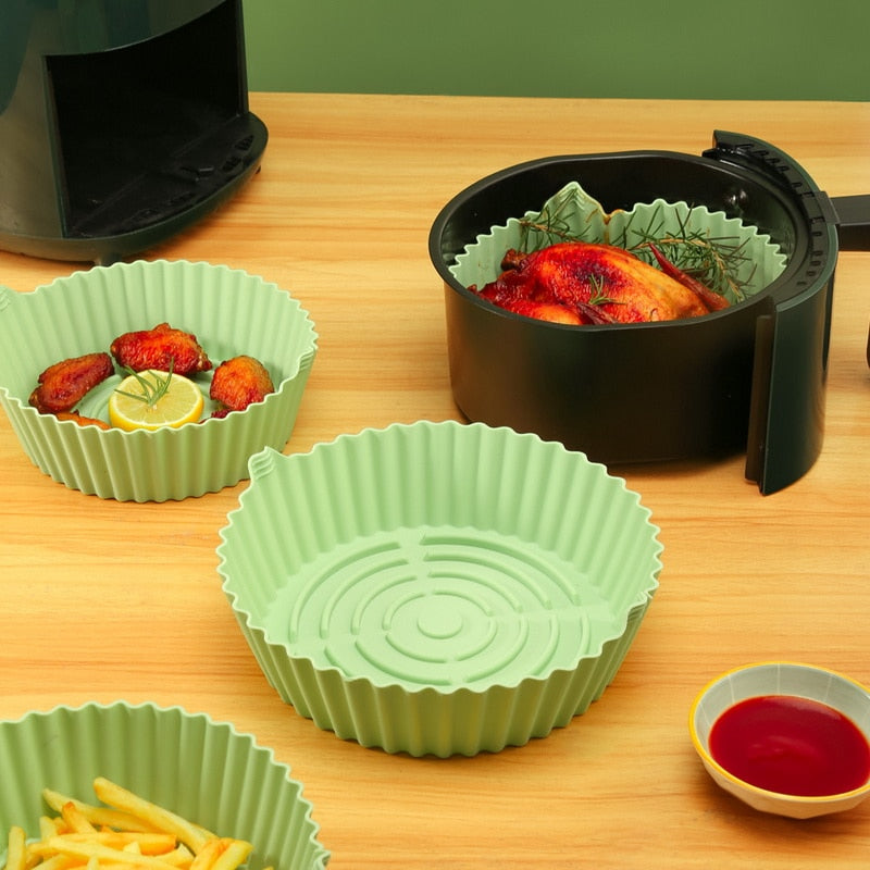 Reusable Air Fryer Silicone Baking Tray