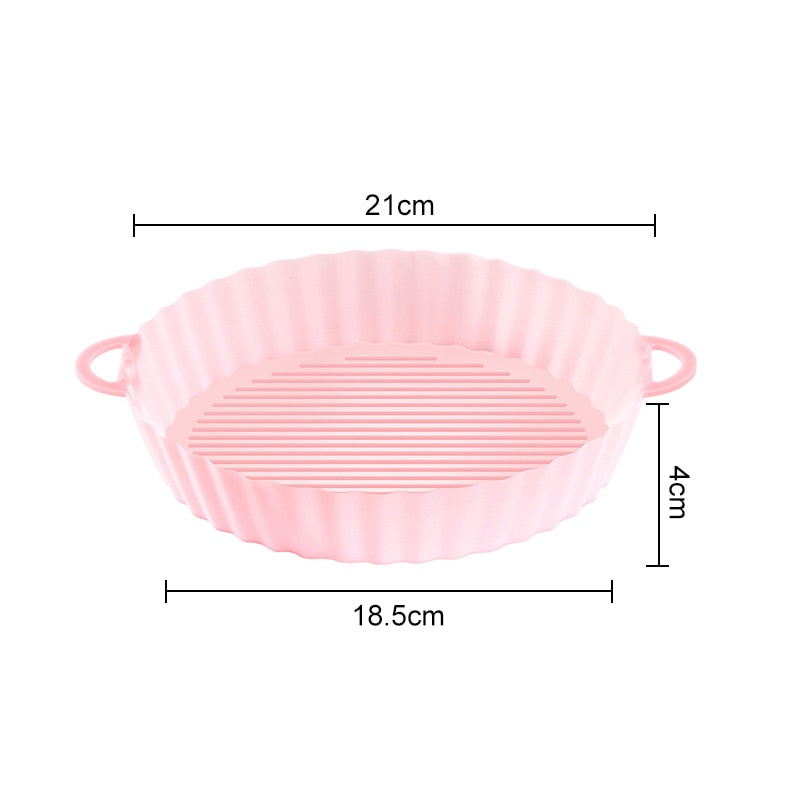 Reusable Air Fryer Silicone Baking Tray