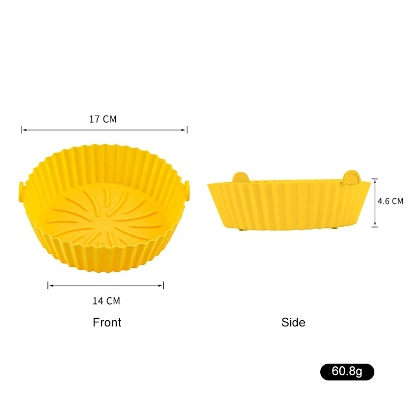 Reusable Air Fryer Silicone Baking Tray