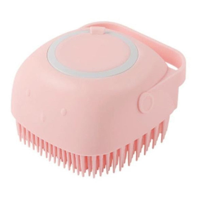 Massage Silicone Brush Glove Bathroom Puppy Dog Cat Bath Accessories