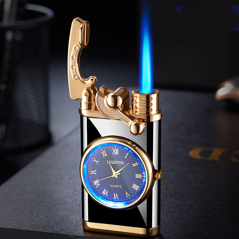 Lighter With Magical Electric Watch