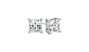 5pcs 925 Sterling Silver CZ Stud Earrings