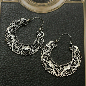 Elegant Silver Hoop Earring for Women Jewelry A Pair/set