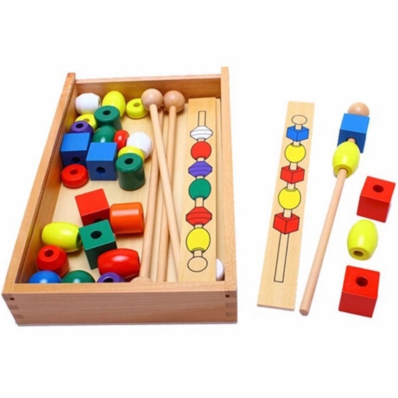 Montessori Wooden Educational Toys Stick Shape - MomProStore