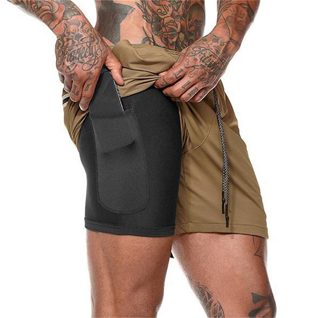 Fitness Bodybuilding Workout Short Built-in Pockets Short 7" - MomProStore